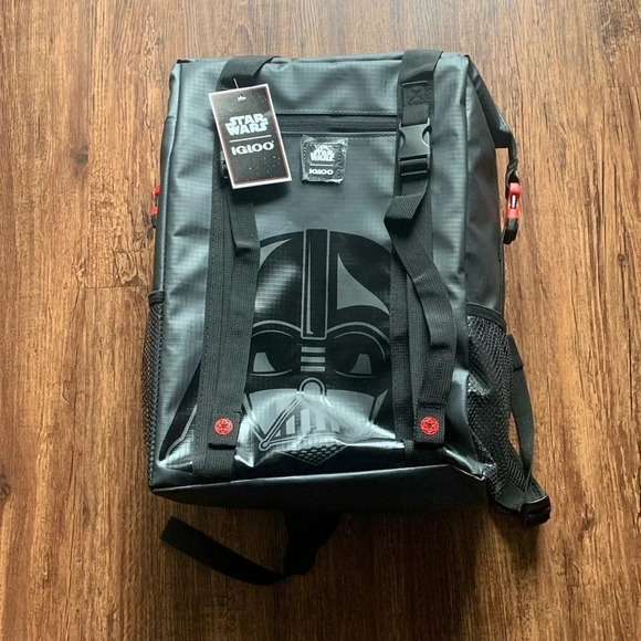 Star Wars Darth Vader Backpack Insulated Cooler 28-Can Capacity NWT - Picture 2 of 9